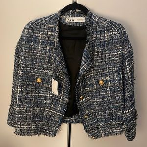 NWT ZARA TWEED JACKET- best offer